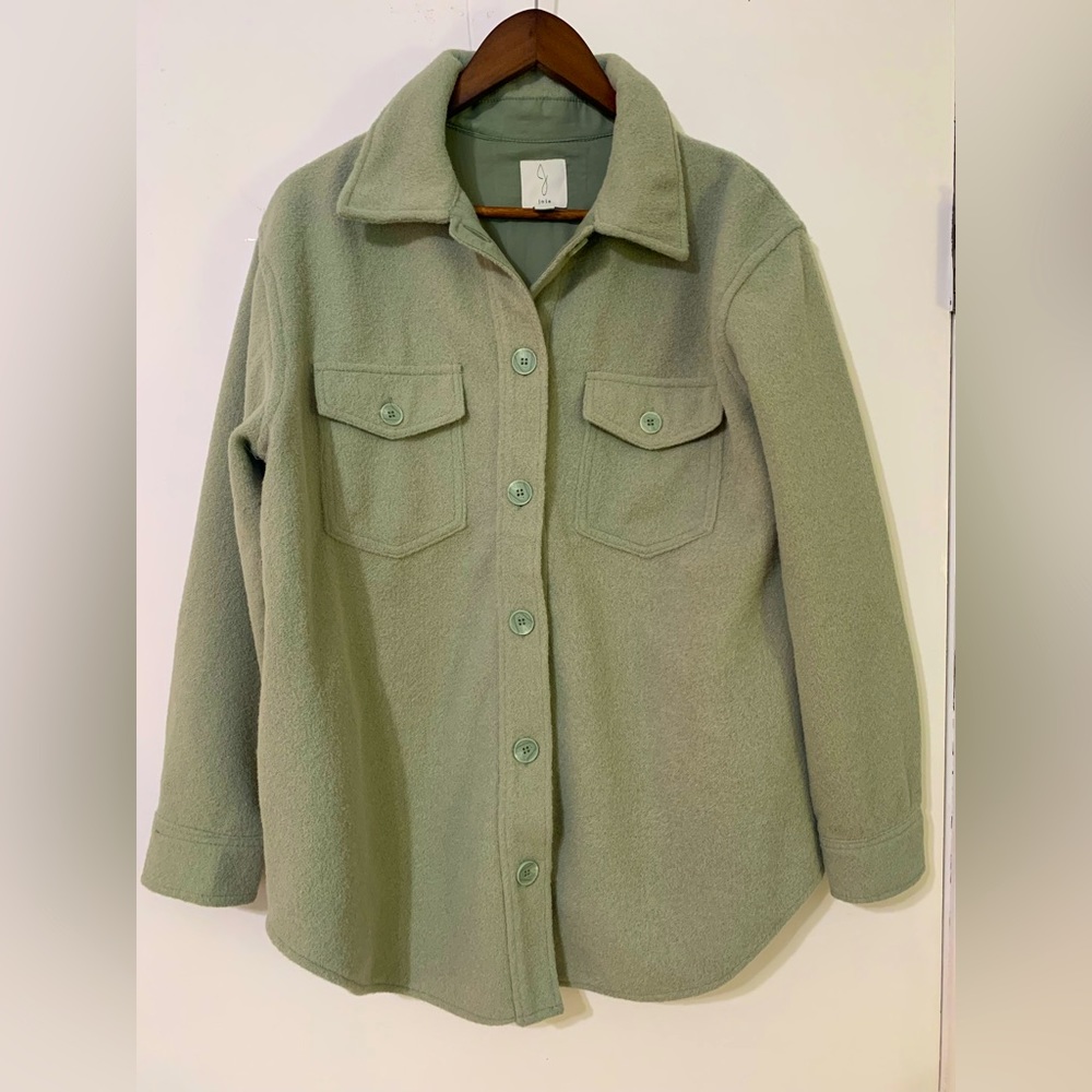 Joie- Women’s Large Shacket - Green - Gently Used